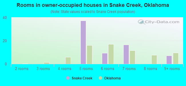 Rooms in owner-occupied houses in Snake Creek, Oklahoma