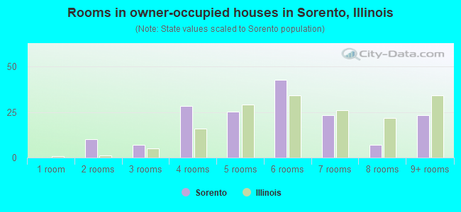 Rooms in owner-occupied houses in Sorento, Illinois