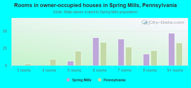 Rooms in owner-occupied houses in Spring Mills, Pennsylvania