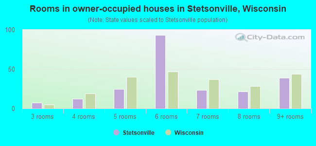Rooms in owner-occupied houses in Stetsonville, Wisconsin
