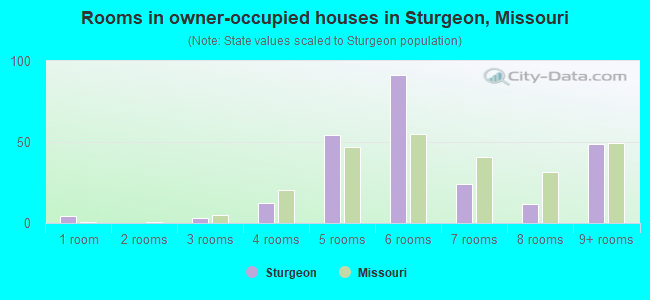 Rooms in owner-occupied houses in Sturgeon, Missouri