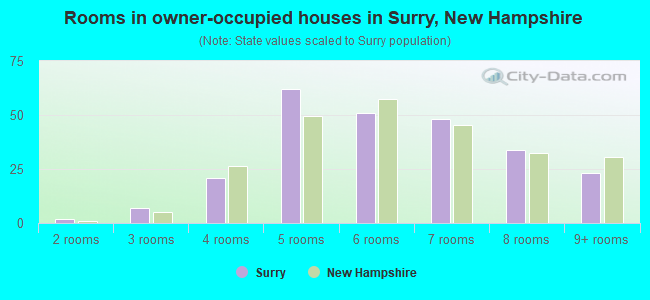 Rooms in owner-occupied houses in Surry, New Hampshire