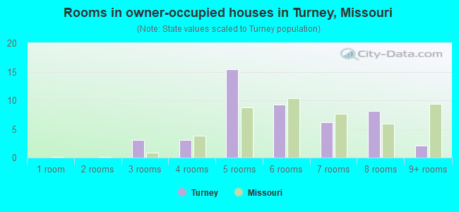 Rooms in owner-occupied houses in Turney, Missouri