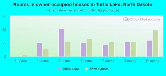Rooms in owner-occupied houses in Turtle Lake, North Dakota