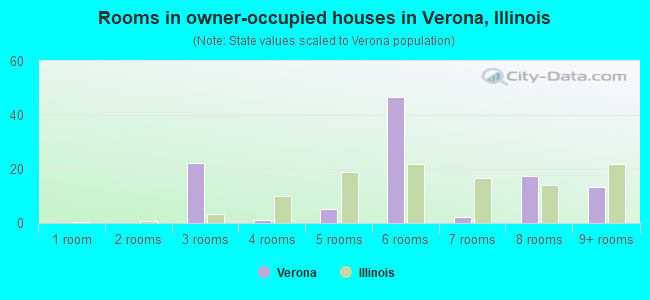 Rooms in owner-occupied houses in Verona, Illinois