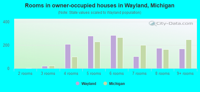 Rooms in owner-occupied houses in Wayland, Michigan