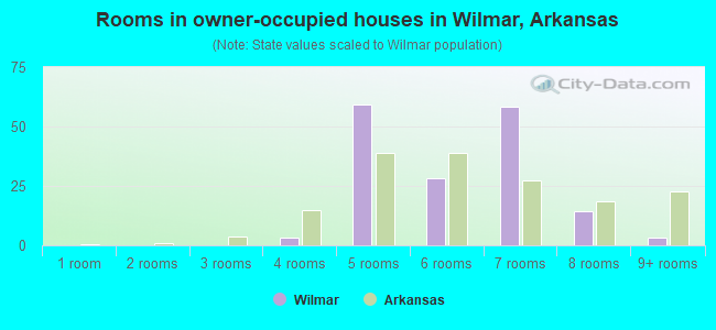 Rooms in owner-occupied houses in Wilmar, Arkansas
