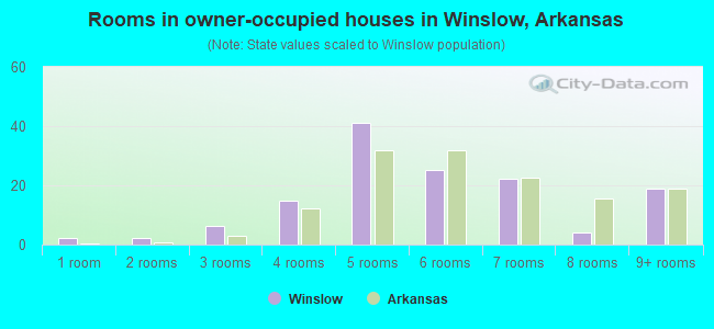 Rooms in owner-occupied houses in Winslow, Arkansas