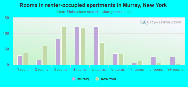 Rooms in renter-occupied apartments in Murray, New York