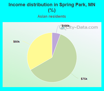 Income distribution in Spring Park, MN (%)