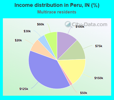 Income distribution in Peru, IN (%)
