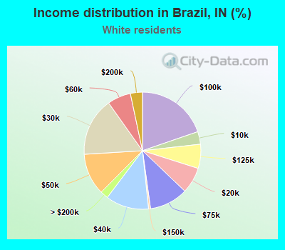 Income distribution in Brazil, IN (%)