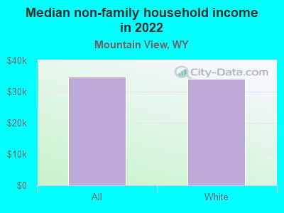 Median non-family household income in 2019
