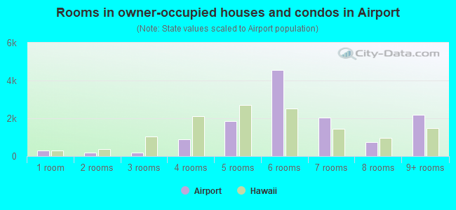 Rooms in owner-occupied houses and condos in Airport