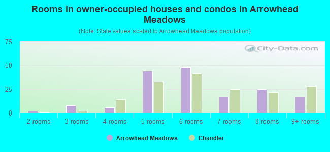 Rooms in owner-occupied houses and condos in Arrowhead Meadows
