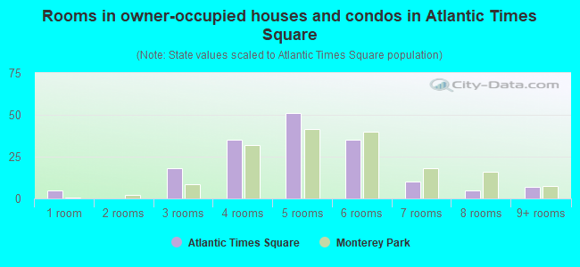 Rooms in owner-occupied houses and condos in Atlantic Times Square
