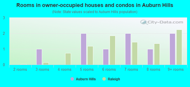Rooms in owner-occupied houses and condos in Auburn Hills