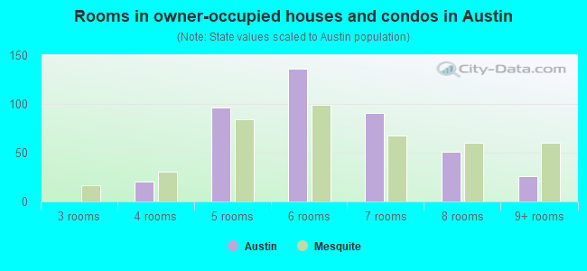 Rooms in owner-occupied houses and condos in Austin