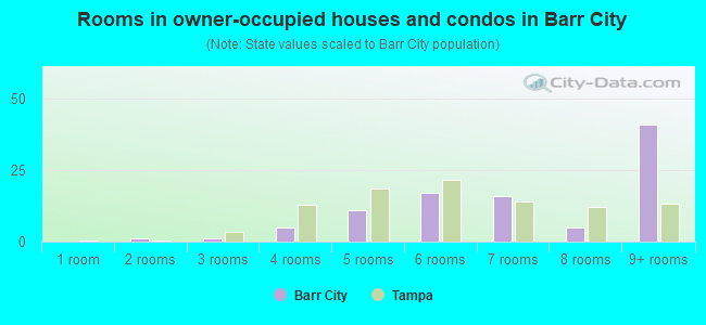 Rooms in owner-occupied houses and condos in Barr City