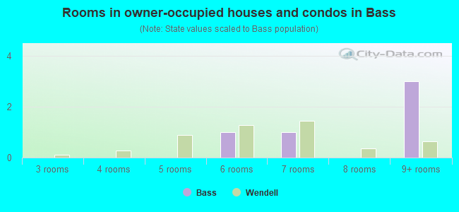 Rooms in owner-occupied houses and condos in Bass