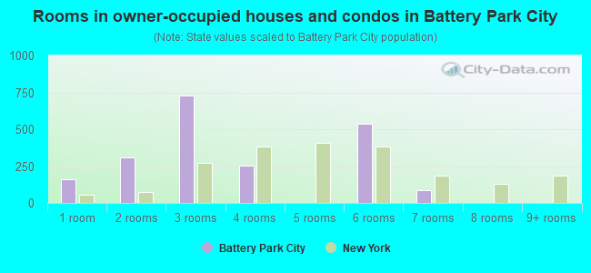 Rooms in owner-occupied houses and condos in Battery Park City
