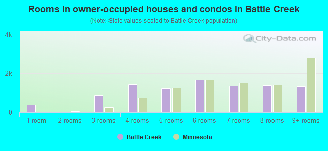 Rooms in owner-occupied houses and condos in Battle Creek