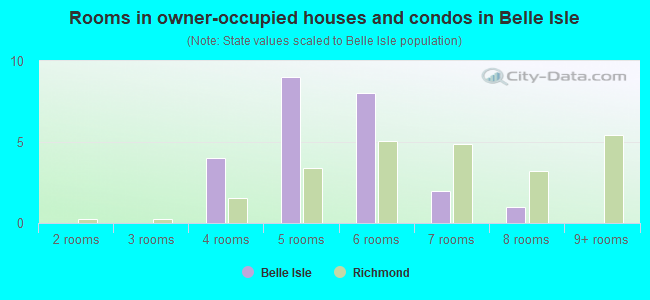 Rooms in owner-occupied houses and condos in Belle Isle