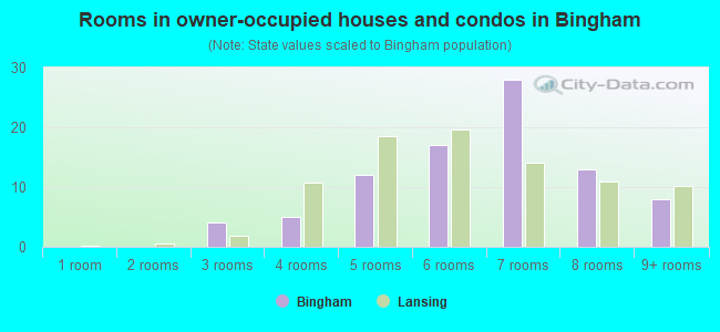 Rooms in owner-occupied houses and condos in Bingham