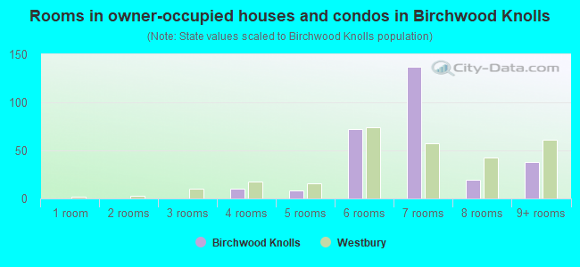 Rooms in owner-occupied houses and condos in Birchwood Knolls