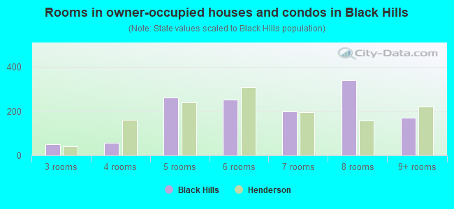 Rooms in owner-occupied houses and condos in Black Hills
