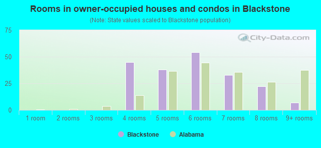 Rooms in owner-occupied houses and condos in Blackstone