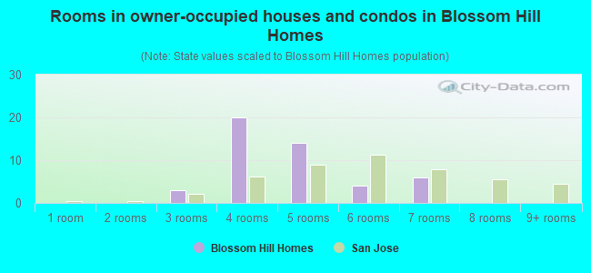 Rooms in owner-occupied houses and condos in Blossom Hill Homes