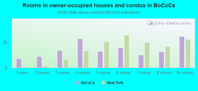 Rooms in owner-occupied houses and condos in BoCoCa