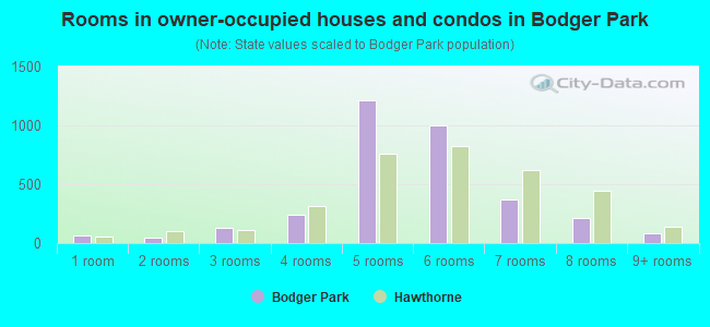 Rooms in owner-occupied houses and condos in Bodger Park