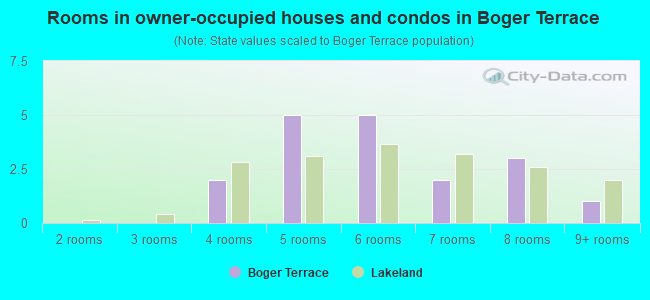 Rooms in owner-occupied houses and condos in Boger Terrace
