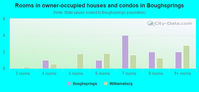 Rooms in owner-occupied houses and condos in Boughsprings
