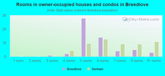 Rooms in owner-occupied houses and condos in Breedlove