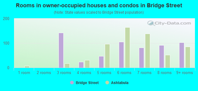 Rooms in owner-occupied houses and condos in Bridge Street