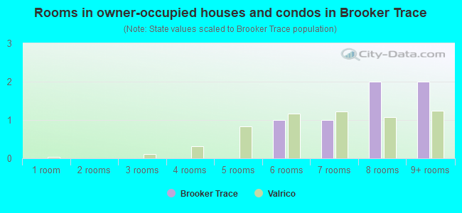 Rooms in owner-occupied houses and condos in Brooker Trace