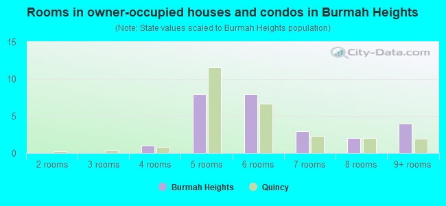 Rooms in owner-occupied houses and condos in Burmah Heights