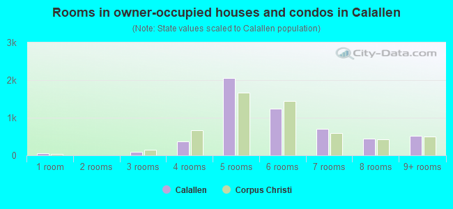 Rooms in owner-occupied houses and condos in Calallen