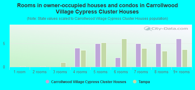 Rooms in owner-occupied houses and condos in Carrollwood Village Cypress Cluster Houses