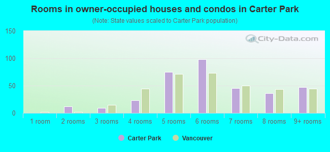 Rooms in owner-occupied houses and condos in Carter Park