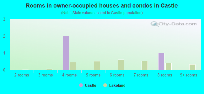 Rooms in owner-occupied houses and condos in Castle