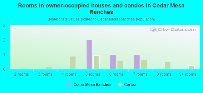 Rooms in owner-occupied houses and condos in Cedar Mesa Ranches