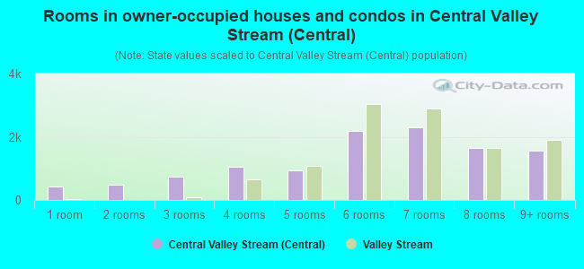 Rooms in owner-occupied houses and condos in Central Valley Stream (Central)