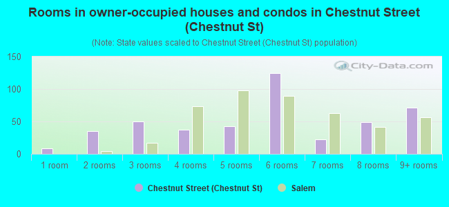 Rooms in owner-occupied houses and condos in Chestnut Street (Chestnut St)