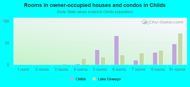 Rooms in owner-occupied houses and condos in Childs