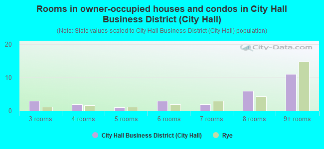 Rooms in owner-occupied houses and condos in City Hall Business District (City Hall)
