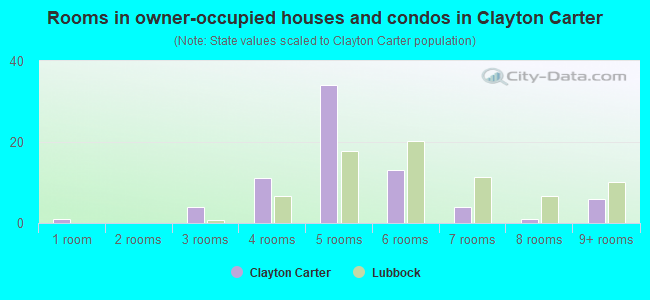 Rooms in owner-occupied houses and condos in Clayton Carter